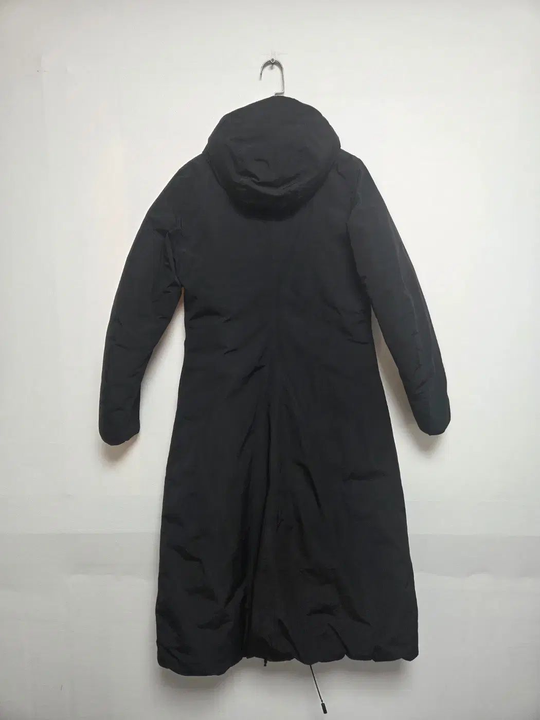 K-WAY ケーウェイ レディース クレメンス サーモ サテン ロングダウンジャケット ブラック XS