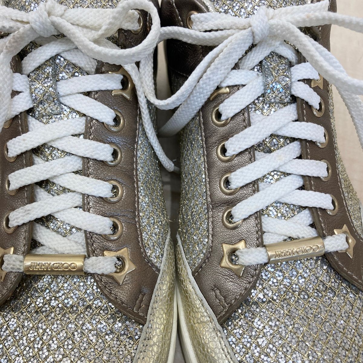 JIMMY CHOO ジミーチュウ MIAMI マイアミ ミドルカット グリッター