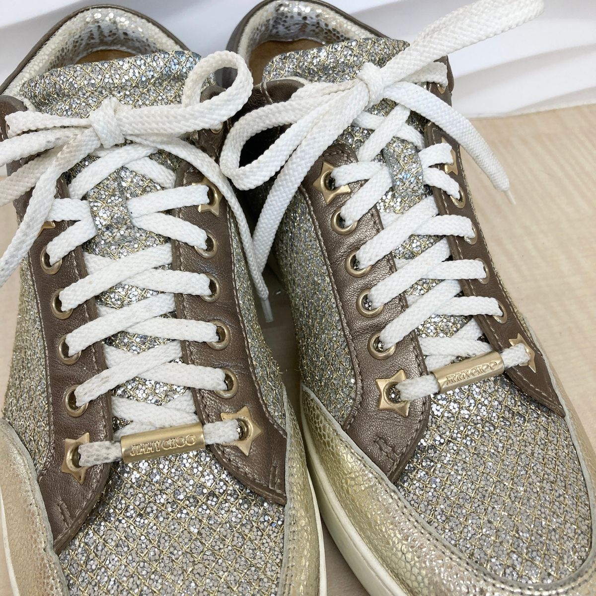 JIMMY CHOO ジミーチュウ MIAMI マイアミ ミドルカット グリッター