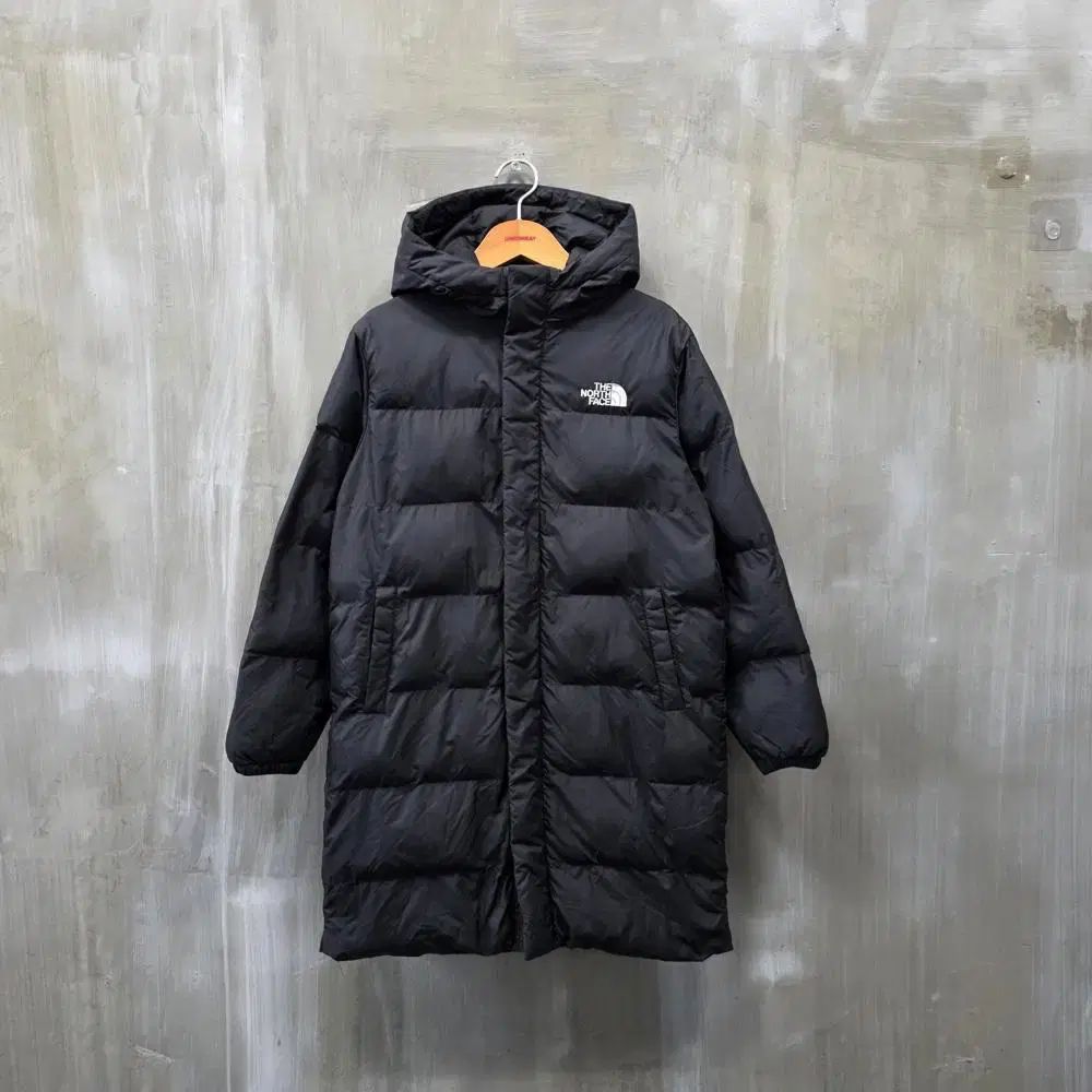 THE NORTH FACE ブラック ロング ダウン アウター キッズ 160 JP 1079