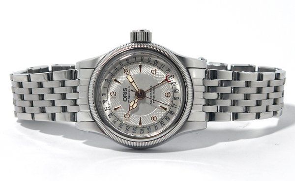  箱保付 ORIS オリス ビッグクラウン ポインターデイト 584.7550.4061 自動巻き レディース 自動巻き時計 腕時計(アナログ)