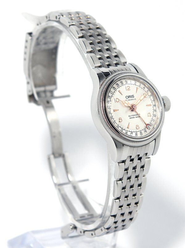 箱保付 ORIS オリス ビッグクラウン ポインターデイト 584.7550.4061 自動巻き レディース