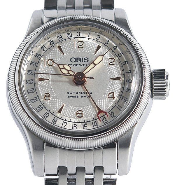 箱保付 ORIS オリス ビッグクラウン ポインターデイト 584.7550.4061 自動巻き レディース