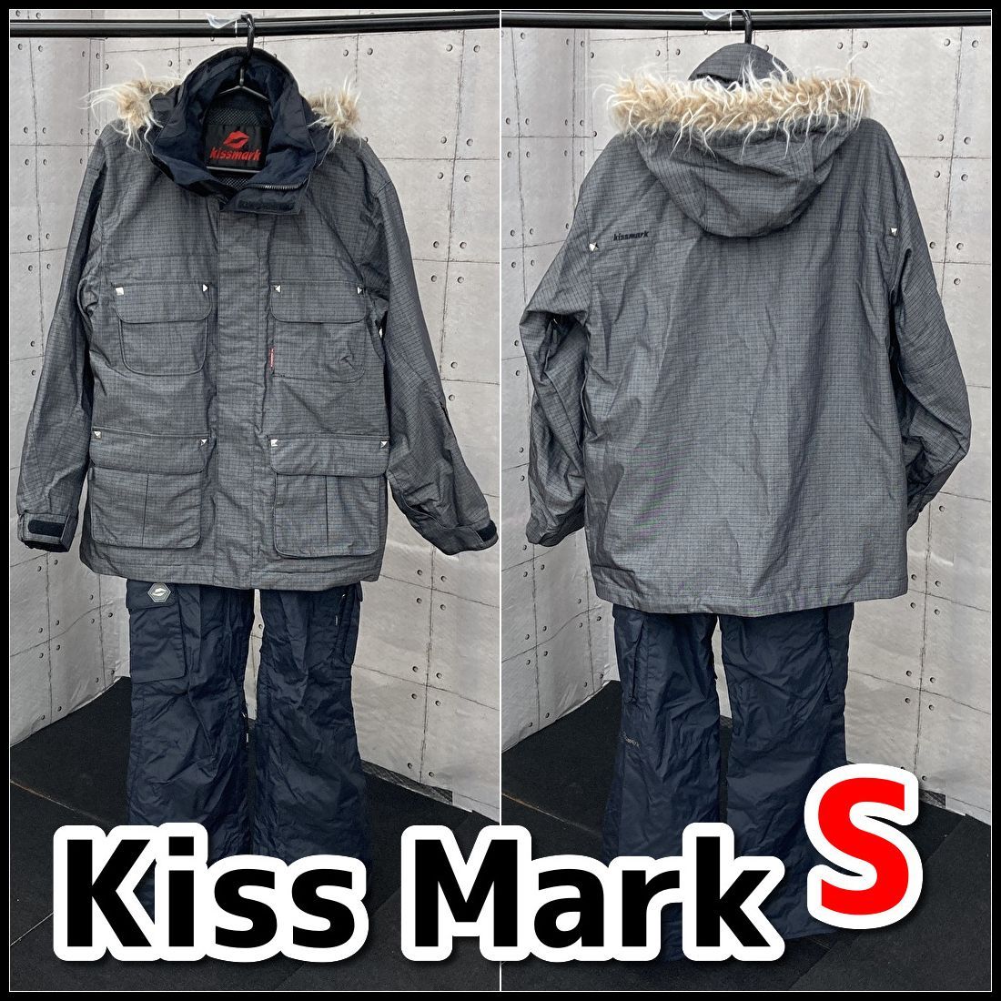KissMark キスマーク スキー/スノーボードウェア 上下セット 上着/SSS