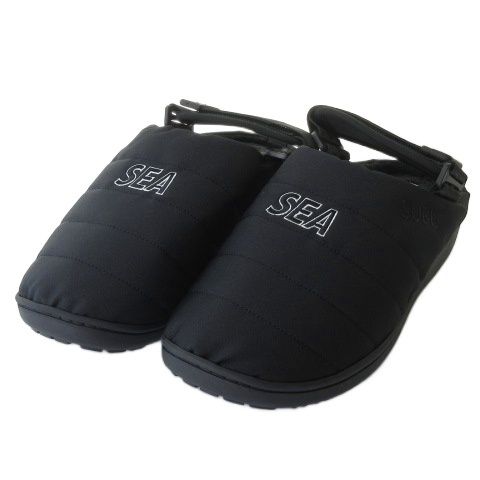 スブ SUBU × ワインドアンドシー WIND AND SEA サンダル シューズ 冬用 黒 ブラック 1 約24～25.5 cm