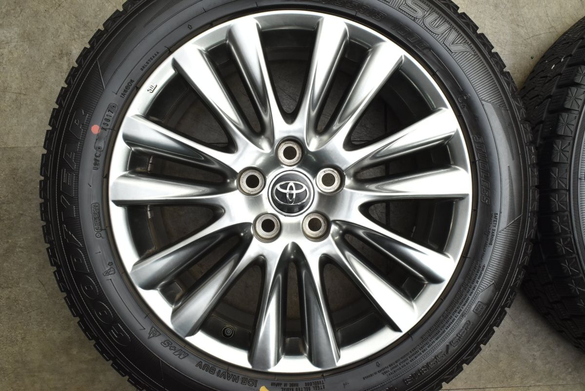 バリ溝 トヨタ 60 ハリアー 18 in 7 5 J 45 PCD 114 3 グッドイヤー アイスナビSUV 235 55 R RAV 4 ヴァンガード