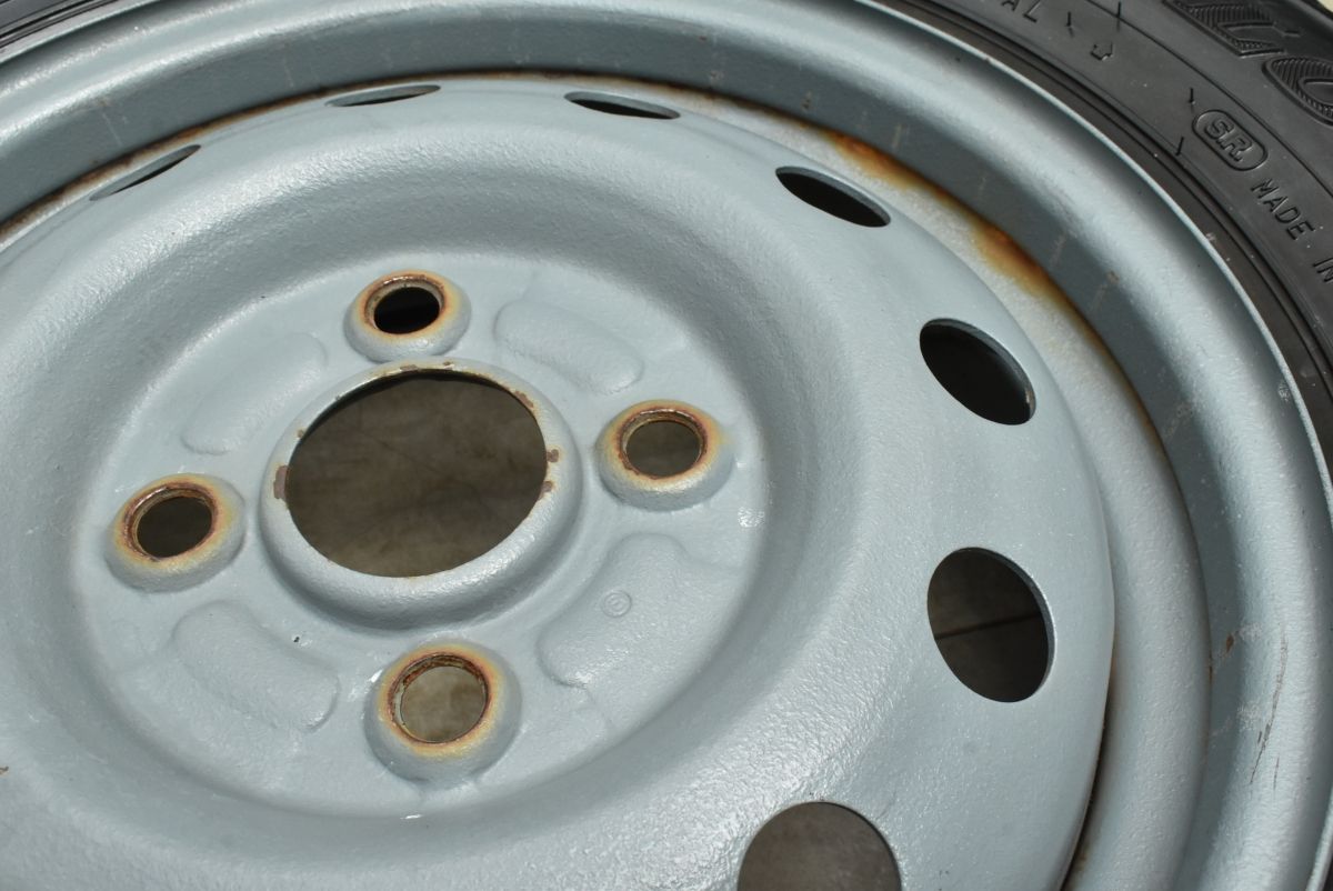  良好 スチール 13 in 4 50 B 30 PCD 100 グラントレックTG 145 R 6 PR 80 アトレー ハイゼット キャリイ エブリイ ピクシスバン 13インチ タイヤ ホイールセット