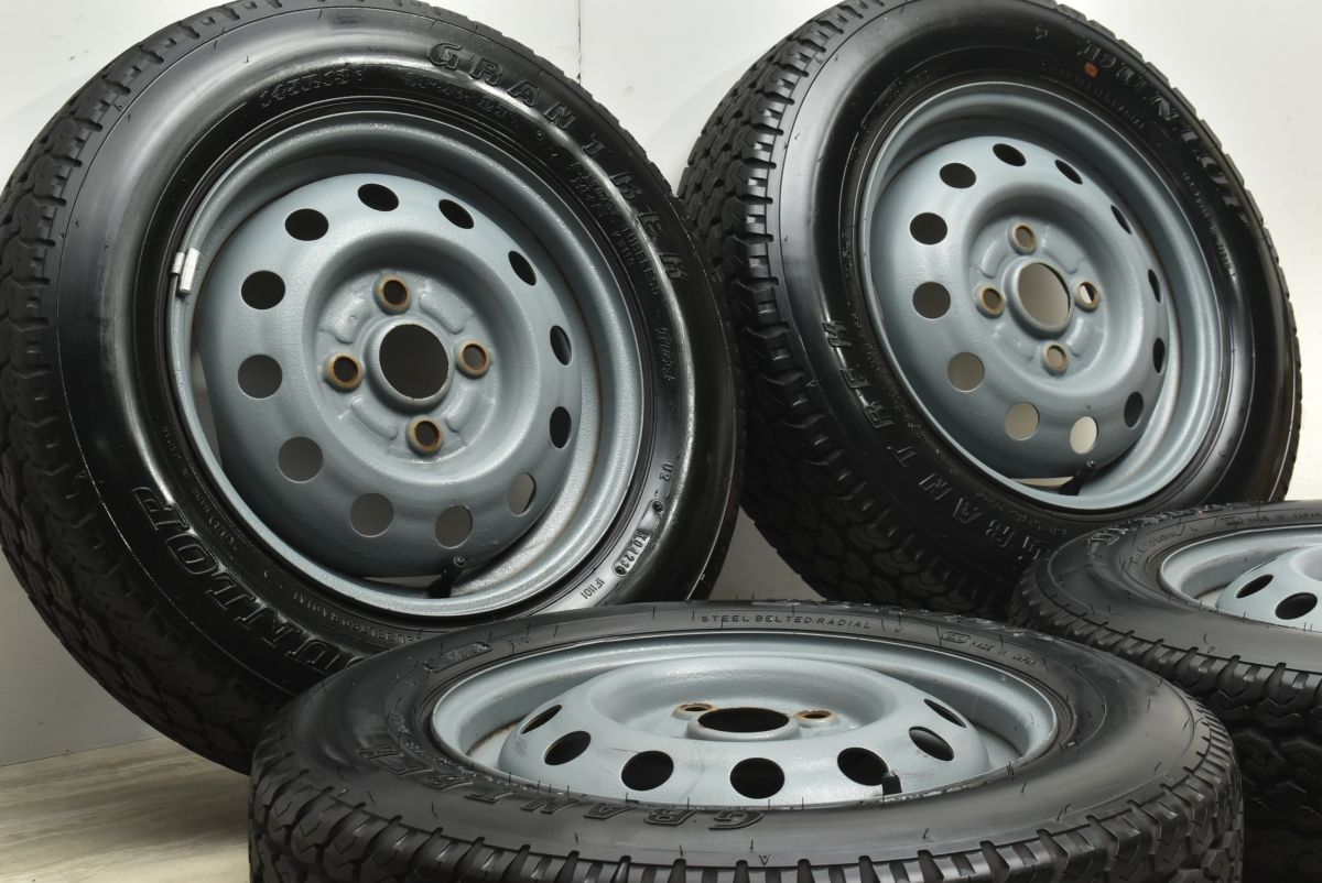 良好 スチール 13 in 4 50 B 30 PCD 100 グラントレックTG 145 R 6 PR 80 アトレー ハイゼット キャリイ エブリイ ピクシスバン