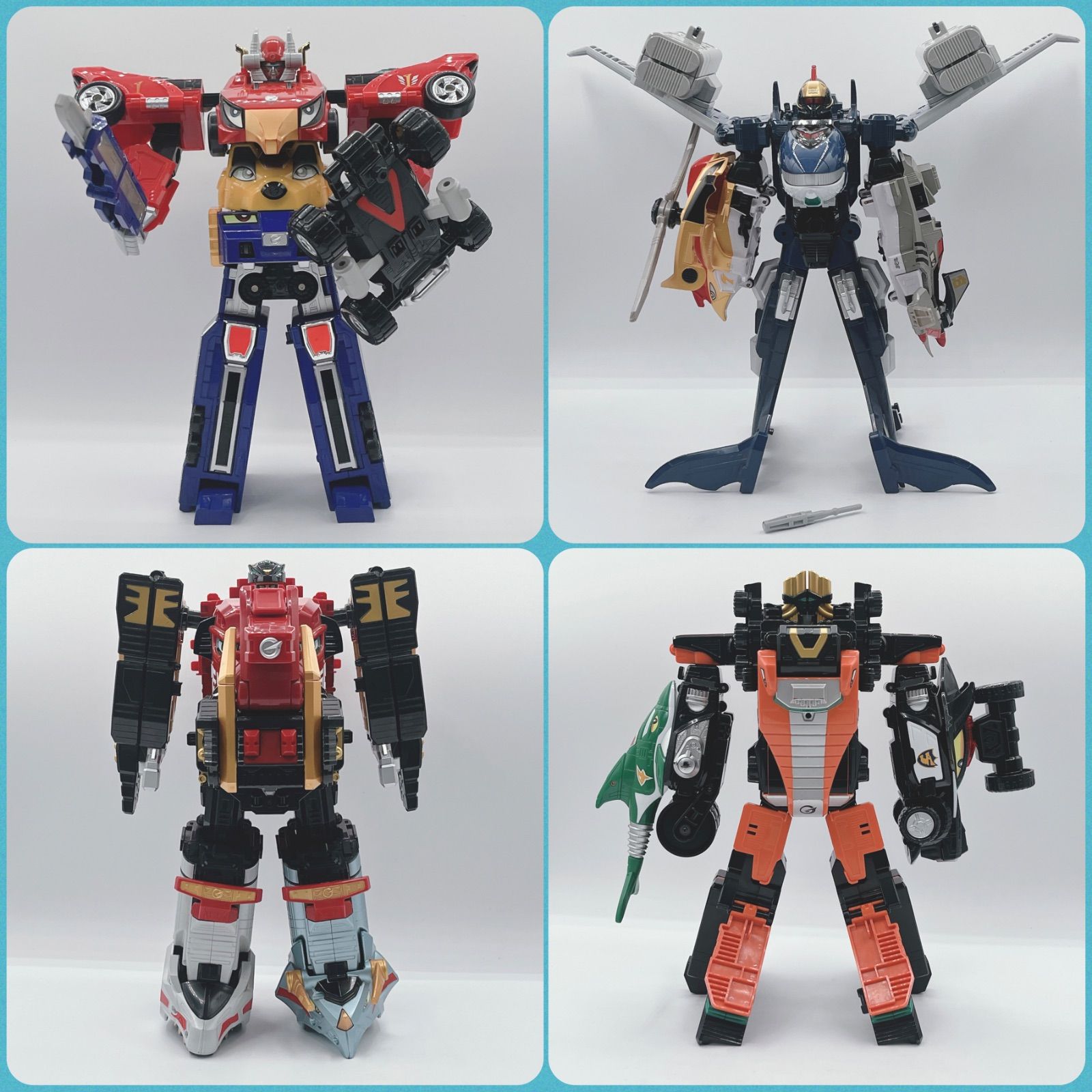 炎神戦隊ゴーオンジャー　エンジンオーG12 セイクウオー キョウレツオー　箱付き 部品欠品なし】 炎神合体エンジンオーG12セット 《エンジンオー