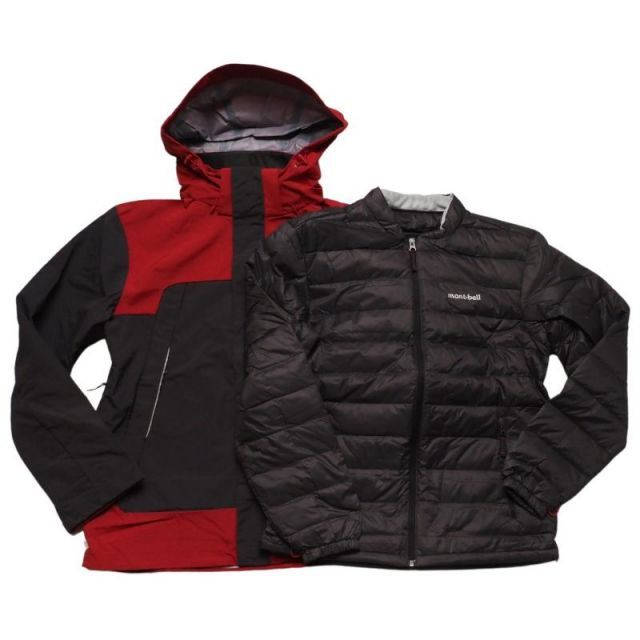 新品正規39900円 mont-bell モンベル EXグースダウン 防水 3 in 1 Cleo
