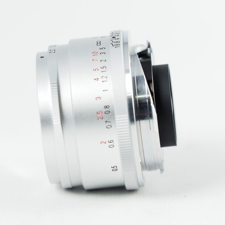  Voigtlander フォクトレンダー COLOR SKOPAR 50 mm F 2 VM シルバー 単焦点 標準レンズ マニュアルフォーカス ライカ Mマウント 14152 ハンドメイドカメラ レンズ(単焦点) カメラ