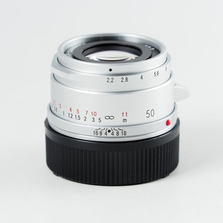 Voigtlander フォクトレンダー COLOR SKOPAR 50 mm F 2 VM シルバー 単焦点 標準レンズ マニュアルフォーカス ライカ Mマウント 14152