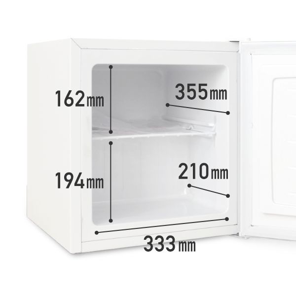 レンティオ 小型冷凍庫 32L セカンド冷凍庫 RN-FZ32 2022製 レンタル] [32L]レンティオ 小型冷凍庫 1ドア セカンド冷凍庫 RN-FZ32