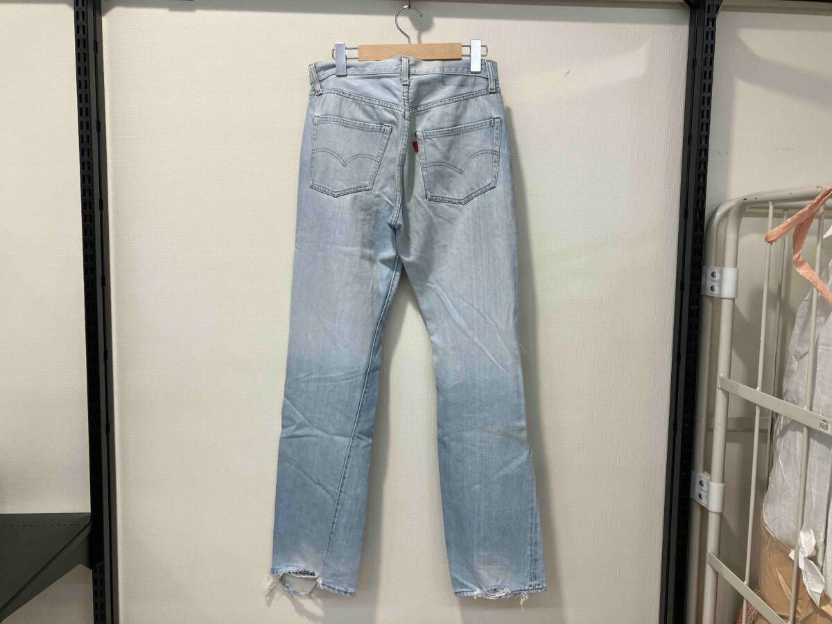 Levi’s リーバイス ジーンズ デニムパンツ 66後期 刻印6 チェーンステッチ ボタンフライ ダメージ 破れ有り ヴィンテージ メンズ