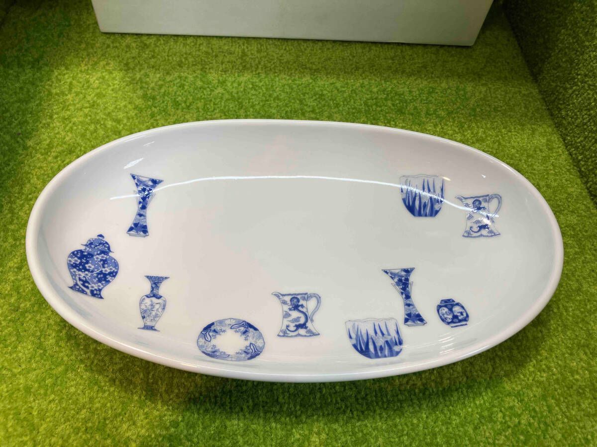  深川製磁 ブルーチャイナ オーバルセット その他 キッチン 食器