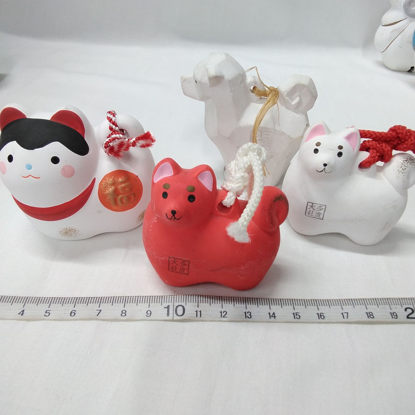 土鈴 置物 魔除け 縁起物 干支鈴 陶器鈴 土鈴 土産 工芸品 まとめて 50