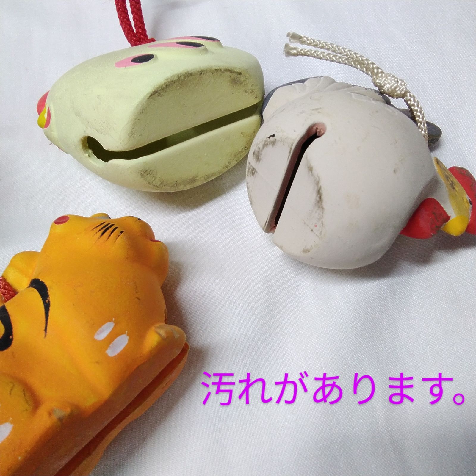 土鈴 置物 魔除け 縁起物 干支鈴 陶器鈴 土鈴 土産 工芸品 まとめて 50