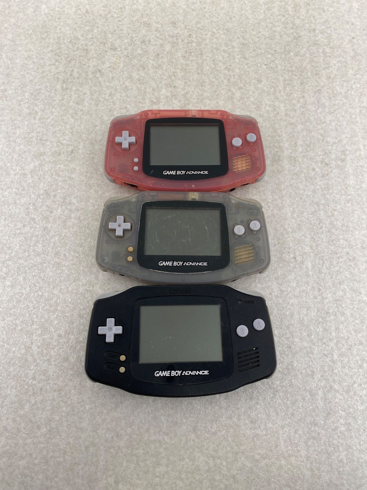 ゲームボーイアドバンス本体とカセット　ジャンク品 ジャンク品 ゲームボーイアドバンスsp カセット6種類