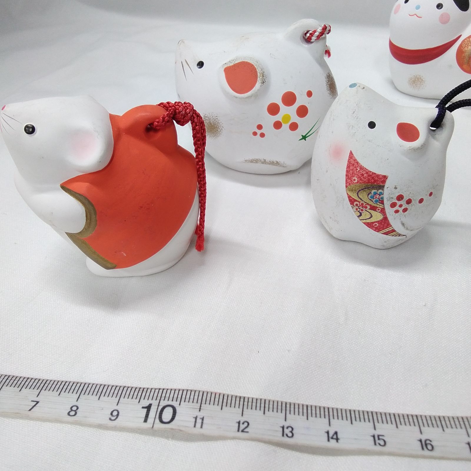 土鈴 置物 魔除け 縁起物 干支鈴 陶器鈴 土鈴 土産 工芸品 まとめて 50