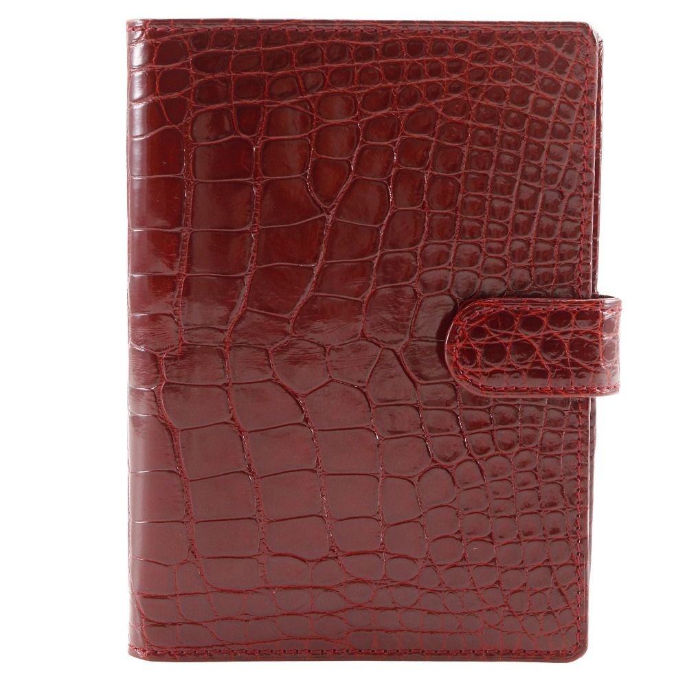 LOUIS VUITTON ルイ ヴィトン アジェンダPM アリゲーター 赤 AS 1011 ユニセックス 手帳カバー