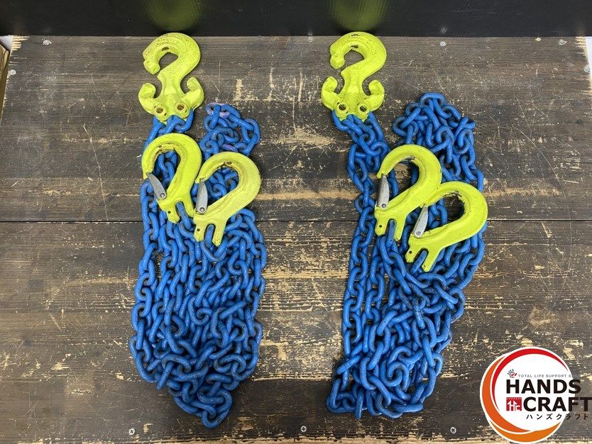 品 MARTEC マーテック TM-ME 2 吊りの名人 チェーンスリング 使用荷重 2本吊り 2.7 t 吊り角度90度以内 チェーン線径 8 mm