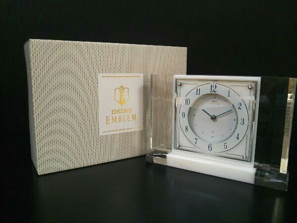 SEIKO 置時計 EMBLEM HW 564 W