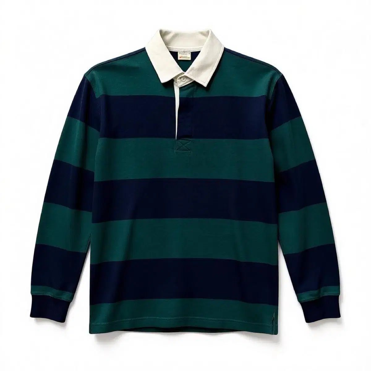 BANTS 반츠 ラグビー ストライプ 長袖 カラ シャツ 48