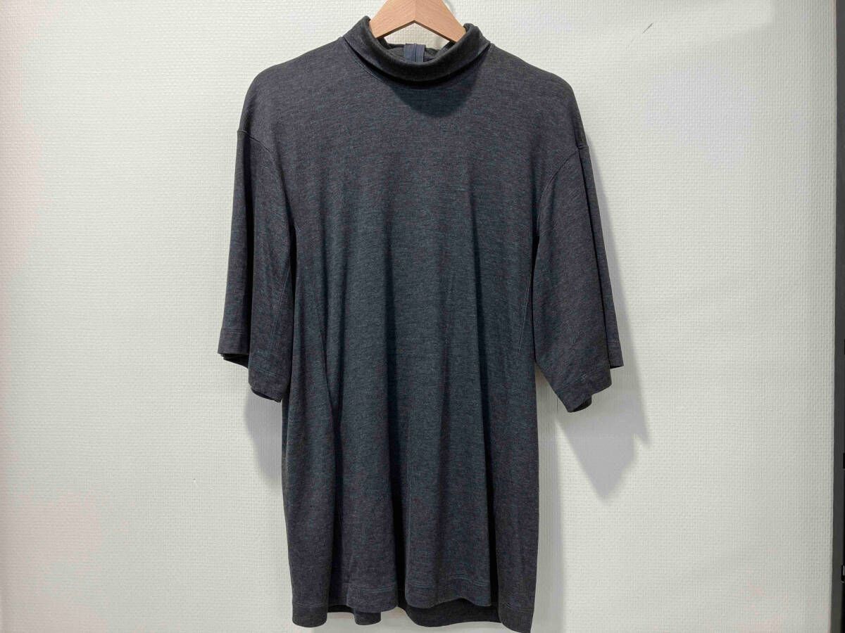 ORJ by Haat ISSEY MIYAKE オーアールジェイ ハート イッセイミヤケ 半袖カットソー Tシャツ ハイネック グレー サイズ2