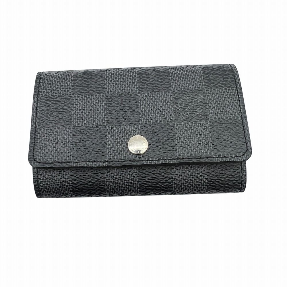 LOUIS VUITTON ルイヴィトン ヴィトン ダミエグラフィット ミュルティクレ6 N 62662 CT 4155 ブラック 黒 6連キーケース キーケース メンズ レディース ユニセックス プレゼント ラッピング き ブランドギャラリー
