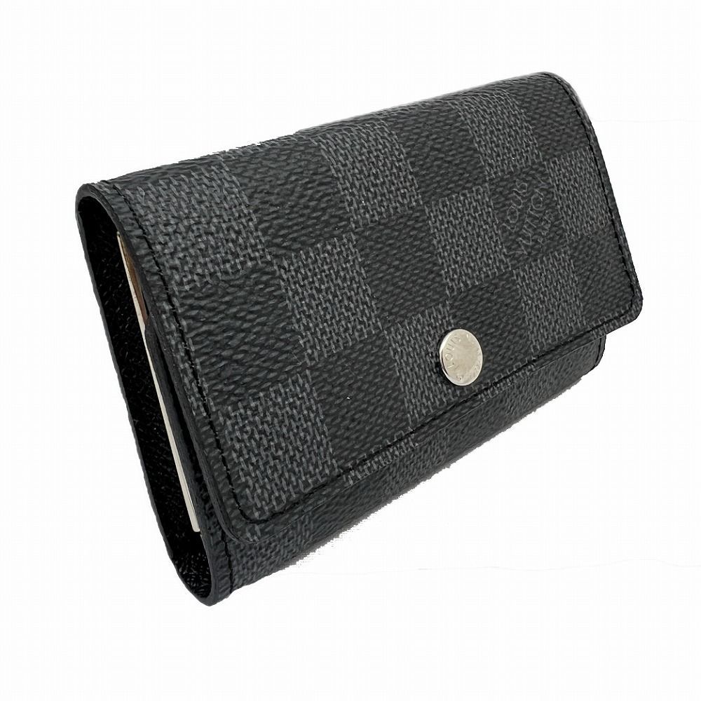 LOUIS VUITTON ルイヴィトン ヴィトン ダミエグラフィット ミュルティクレ6 N 62662 CT 4155 ブラック 黒 6連キーケース キーケース メンズ レディース ユニセックス プレゼント ラッピング き ブランドギャラリー