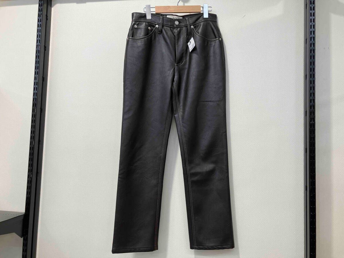 SFR セファー londre フェイクレザーパンツ コーヒーブラウン ラトビア製 サイズ30