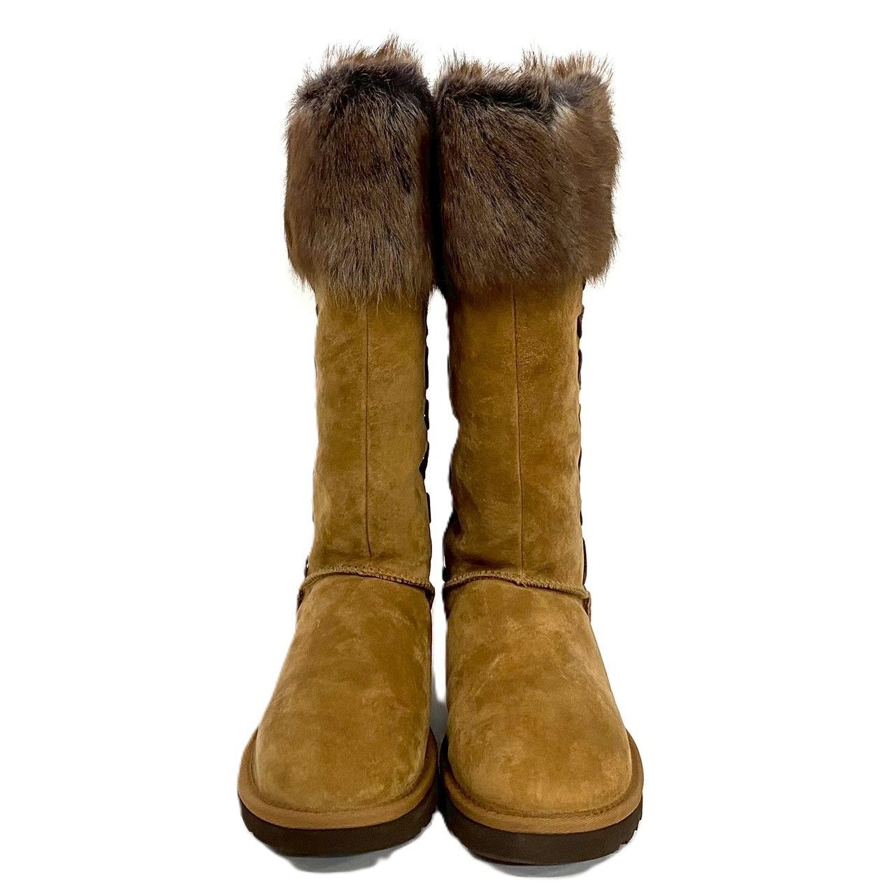 M UGG ロザーナ クラシックブーツ 25 cm 1008044 ムートン ファー キャメル ブラウン 茶系 アグ Australian オーストラリア ROSANA 62153 H 6
