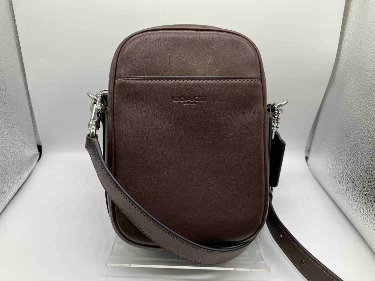 即決 COACH コーチ F 2461 CW 461 ショルダーバック ヒッチ クロスボディ レザー 肩掛け 斜め掛け ボディバック
