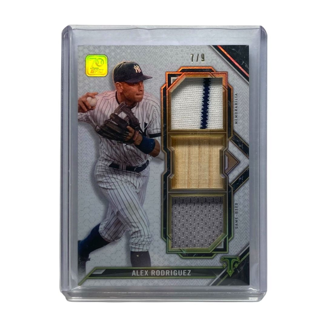 TOPPS MLBカード TRIPLE THREADS ALEX RODRIGUEZ YANKEES 7/9 #70TR-AR 送料無料  IT2