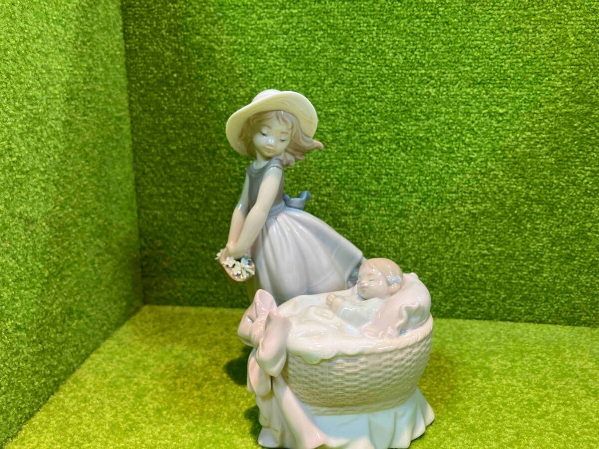 美品 LLADROリヤドロ 陶器人形 フィギュリン 「花の小径」「スイート