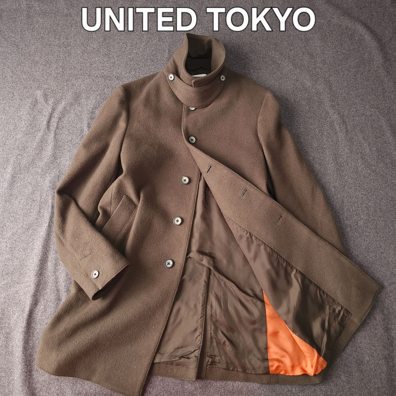 UNITED TOKYO】ユナイテッドトウキョウ 秋冬 ウール 毛 メルトン 