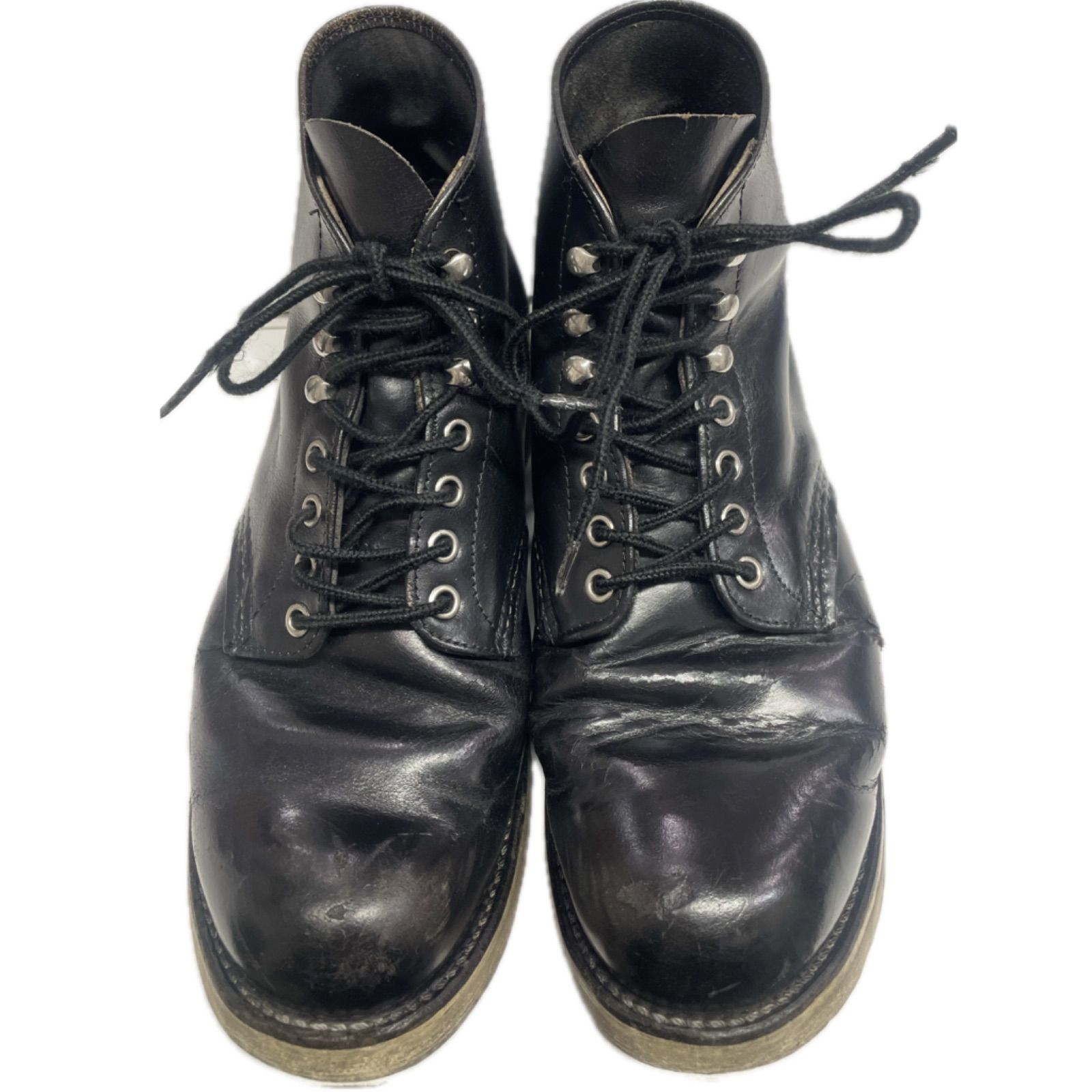 Red Wing 90年代　黒 レザー ブーツ　※値下げ交渉ありです。 RED WING SHOWS レッドウィング 90's 黒 レザー 糀谷店 - メルカリ