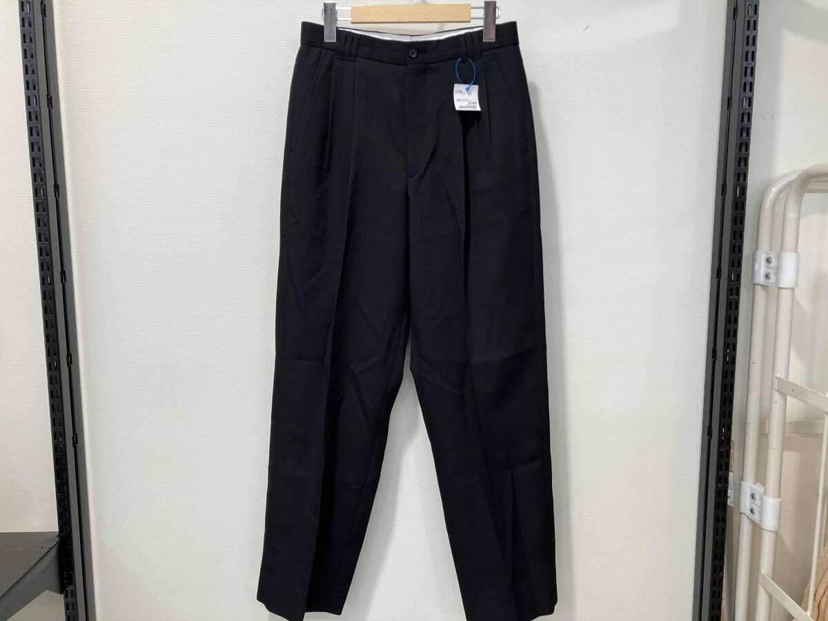 YOKE ヨーク メンズ WIDE スラックス ブラック サイズ２