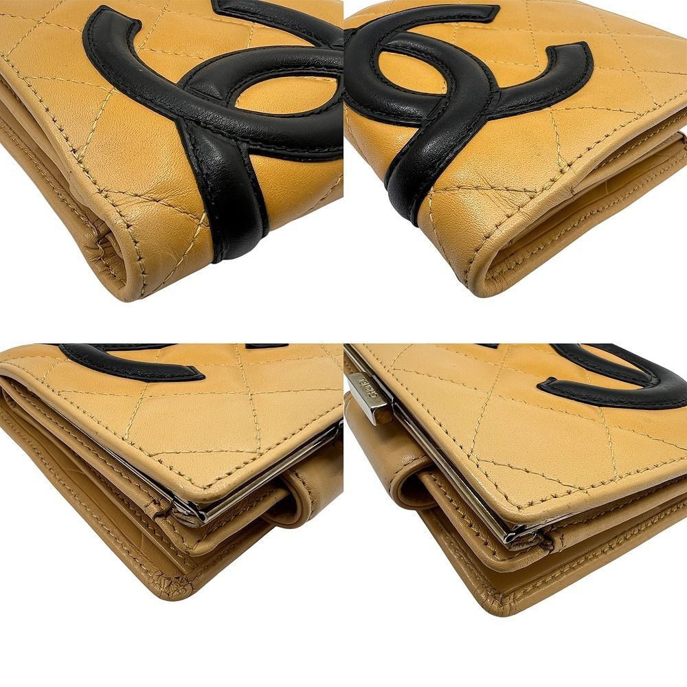 CHANEL カンボンライン　ウォレット 二つ折り財布 CHANEL シャネル カンボン カンボンライン 財布 ウォレット 2つ折り