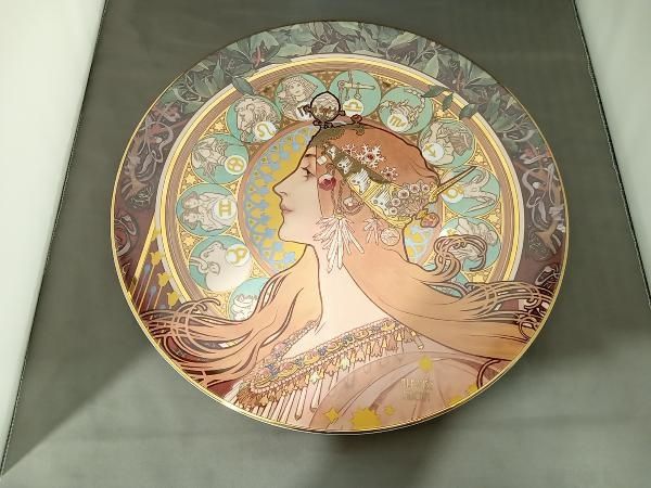  品 Goebel ゲーベル Alphonse MUcha アルフォンス ムュシャ飾り皿 LTD ED 131 999 ゾディアック 黄道十二宮 サイズ 直径 約35 5cm 棚付き小物 置物 インテリア小物