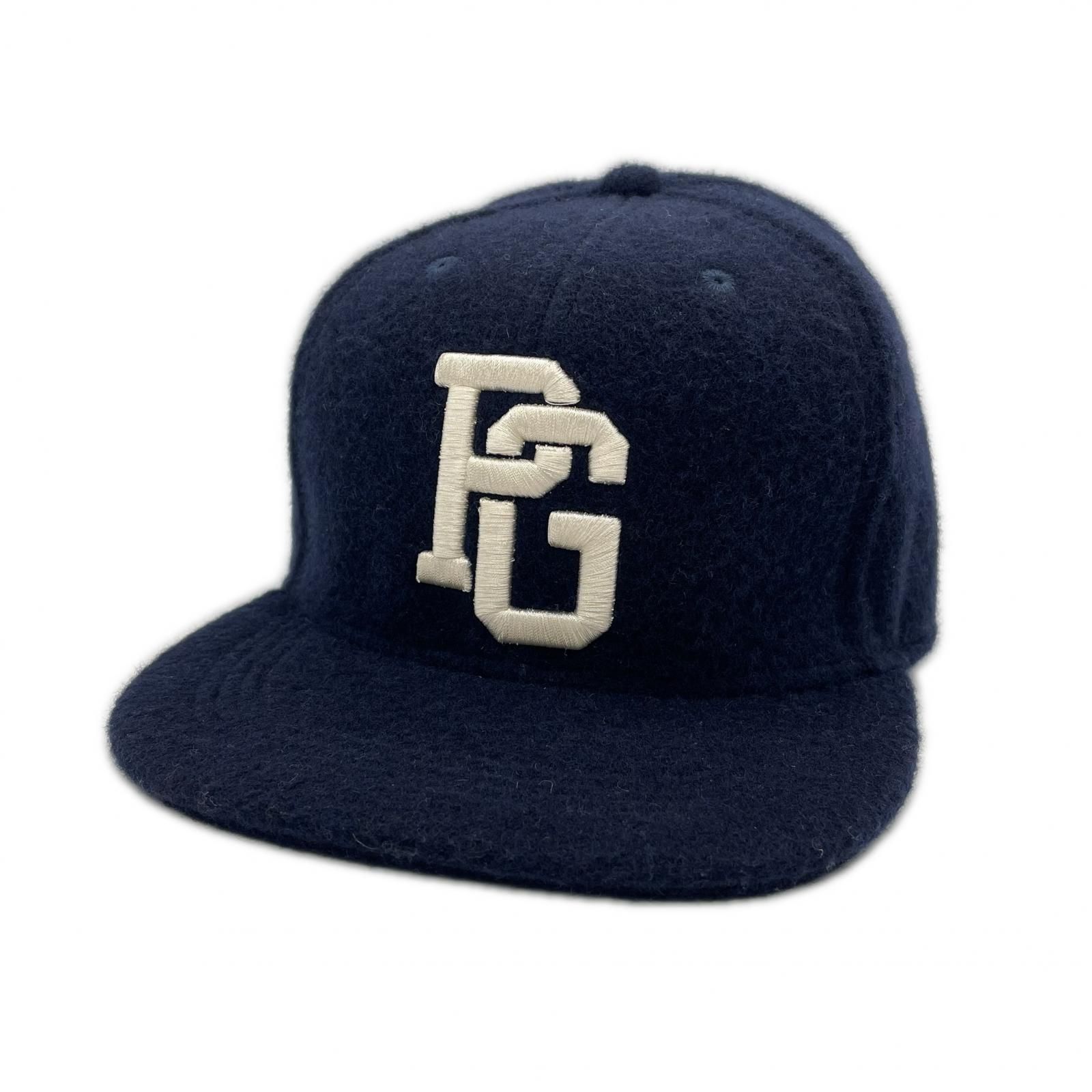 中古 パーリーゲイツ PEARLY GATES フラットキャップ S ネイビー