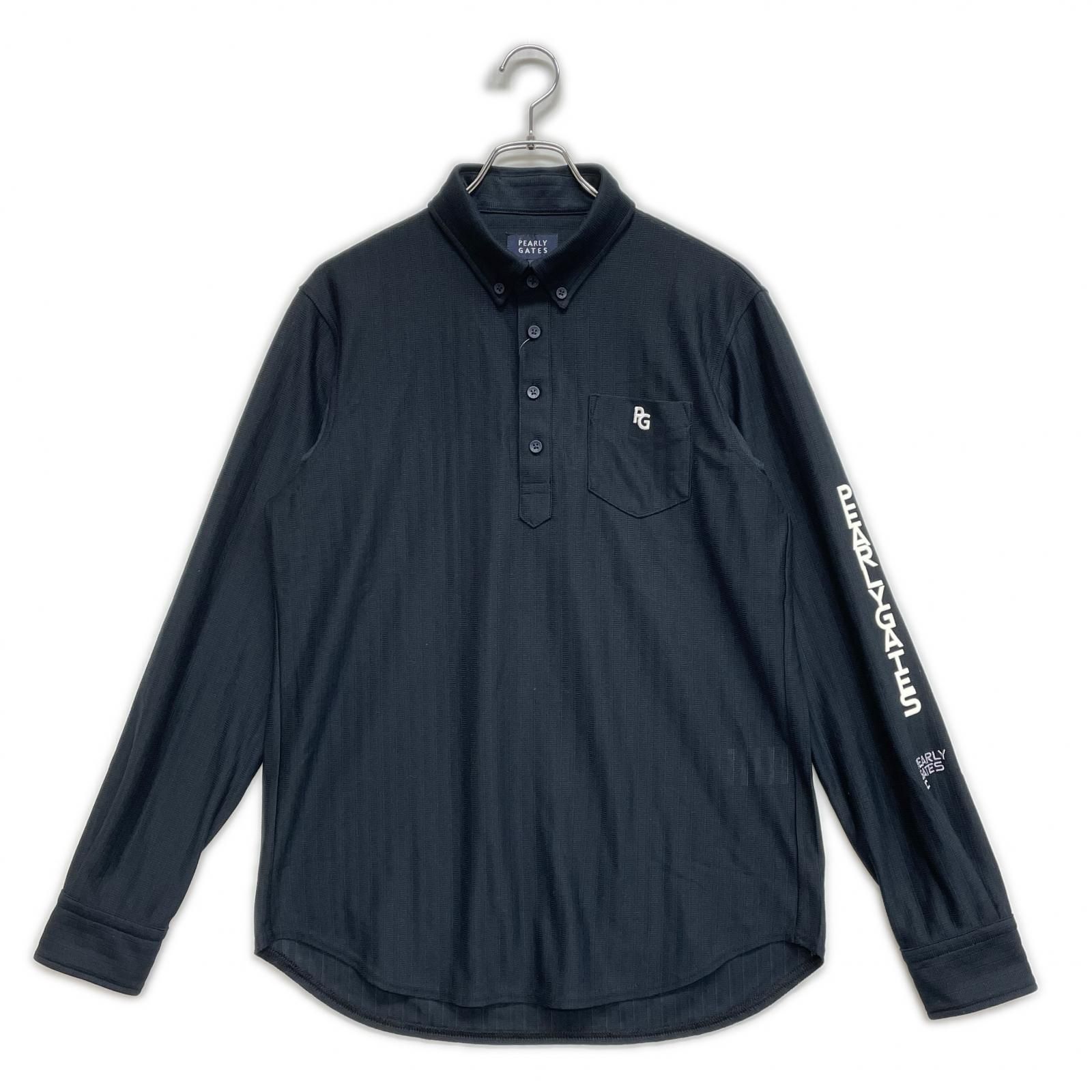 中古 メンズ パーリーゲイツ PEARLY GATES 長袖ポロシャツ 5(L) 濃紺