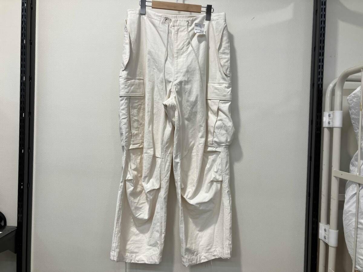 blurhms ブラームス ルーツストック ジャーナル 別注 オーバーパンツ カーゴパンツ ホワイトb size 2