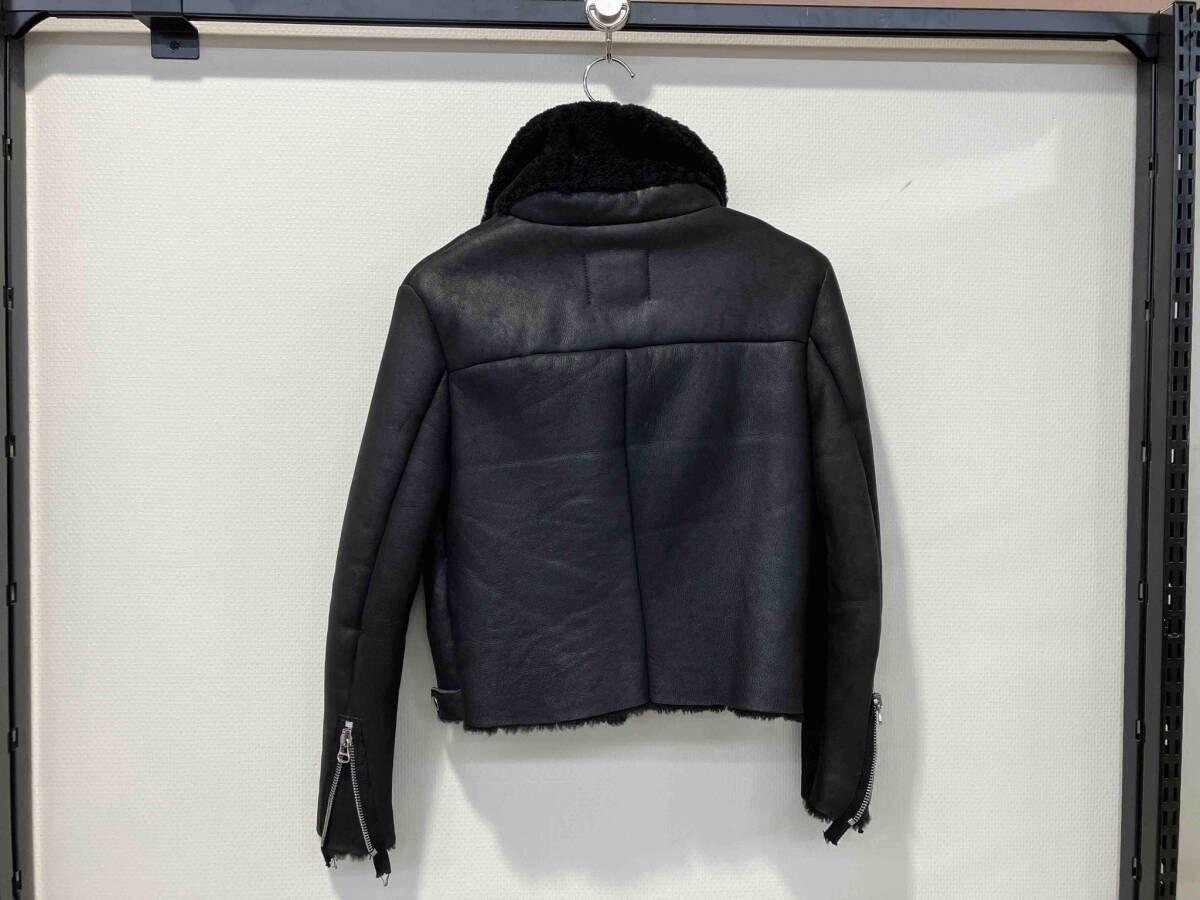 ACNE アクネRITA LEATHER JACKET ダブルライダース レザージャケット 11 AW 黒 ブラック トルコ戦 レディース アウター
