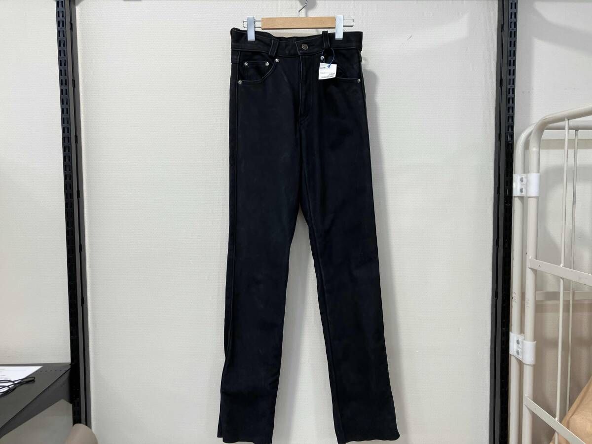 Schott ショット メンズ レザーパンツ ブラック アメリカ製 サイズ28 ジップアップ