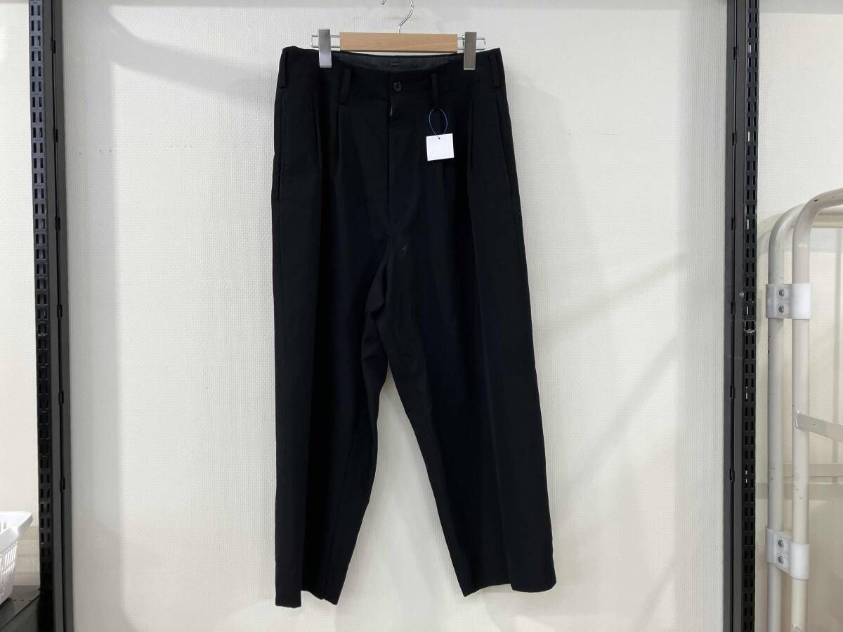 yohji yamamoto POUR HOMME ヨウジヤマモトプールオム ウールパンツ イージーパンツ サイズS HV P 02 174 黒 ブラック メンズ 94 s