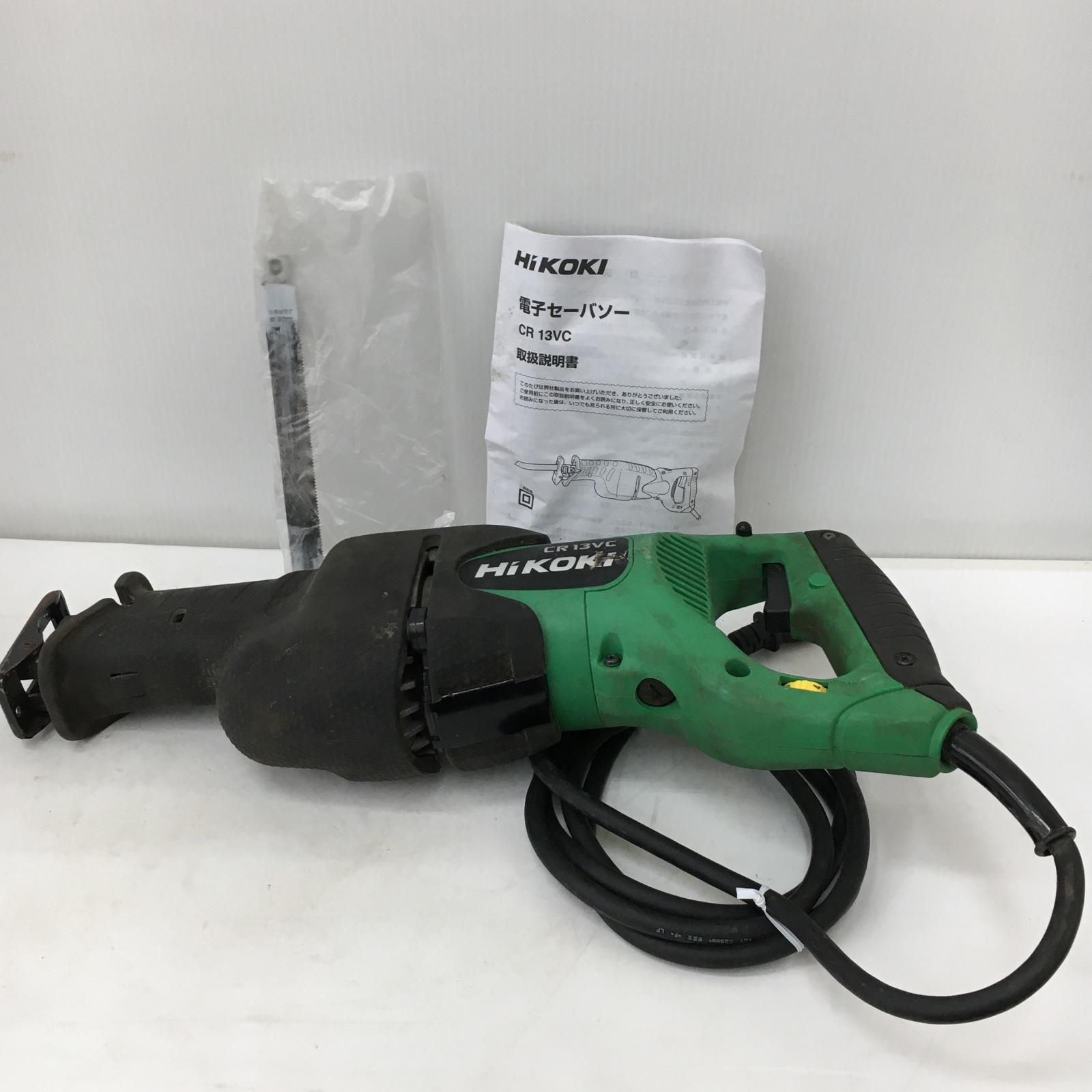 HiKOKI ハイコーキ セーバーソー CR 13 VC グリーン 本体のみ コード式