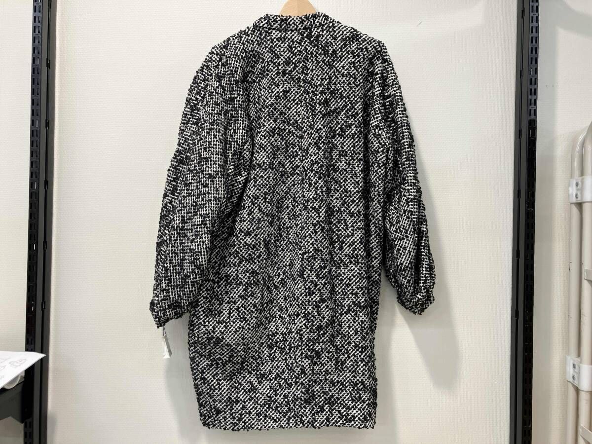 ヘリオポール LOOP TWEED VOLUME SLEEVE COAT ループツイードボリュームスリーブコート 38 22 AW