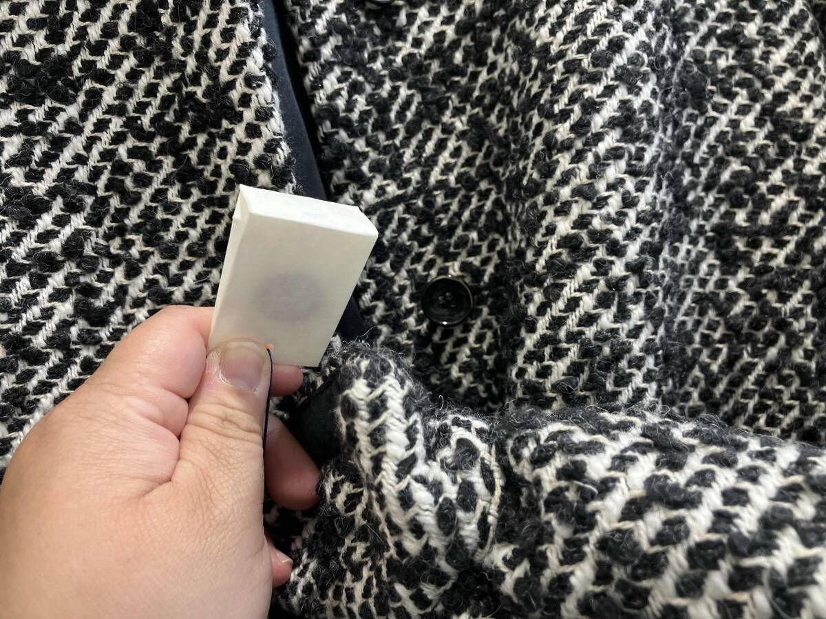  ヘリオポール LOOP TWEED VOLUME SLEEVE COAT ループツイードボリュームスリーブコート 38 22 AW その他 小物