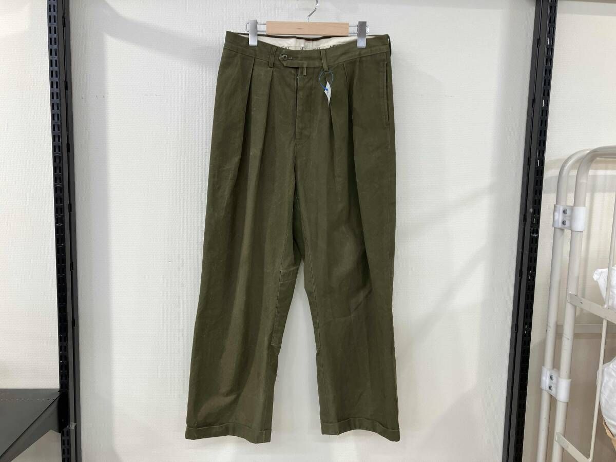 オリーブグリーン ナート NEAT テントクロス 48 NEAT 1955 Tent Cloth WIDE [OLIVE] - Fresh Service NECESSARY or